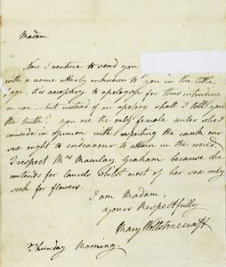 Mary Wollstonecraft, la primera filósofa feminista de la historia Carta escrita y firmada por Mary Wollstonecraft dirigida a la historiadora británica Catharine Macaulay en 1790.
