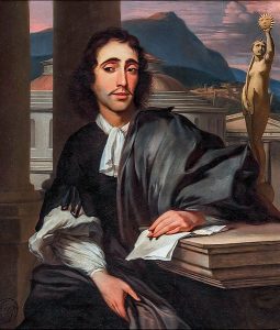 Retrato de Baruch Spinoza de 1666.