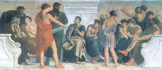 Tras regresar a Atenas después de vivir en Asia primero y en su Macedonia natal después, Aristóteles fundó El Liceo, su propia escuela y una de las más grandes que existirían en Grecia, en la que impartía filosofía.