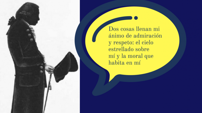 Create perfectlonglashes La frase de Kant (1724-1804) aparece en su obra