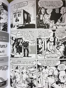 Conocer la filosofía con un cómic ¿Cómo puedo llegar hasta el fondo de lo que es verdad o no?, se preguntó el filósofo francés Descartes (1596-1650). Decíamos que Patton y Cannon, los autores, han dividido el libro en temas en lugar de recorrer en orden cronológico la historia de la filosofía. Eso agiliza su lectura y la hace más interesante: permite conocer lo que otros han pensado y han dicho sobre conceptos que me importan, más que darme una lección de filosofía. Todo lo que sea alejarse de un libro de texto, mejor (reflexión: ¿por qué muchos libros de texto se empeñan en ser aburridos? ¿Por qué no todos los autores de libros de texto piensan que aprender debe ser entretenido o incluso divertido para que sea más eficaz y para