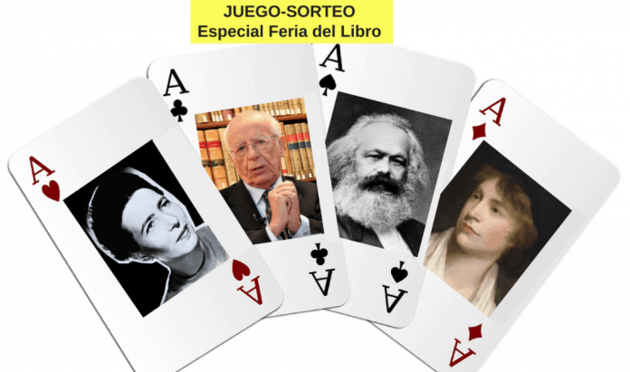 Juego Feria OK ¡Participa! Juega a adivinar la respuesta de las 8 preguntas sobre filosofía y pensamiento que te planteamos. Puedes ganar un gran libro: