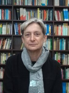 Judith Butler: “No estoy segura de que este siglo sea femenino” La filósofa estadounidense Judith Butler en mayo de 2018 visitando la editorial Herder.