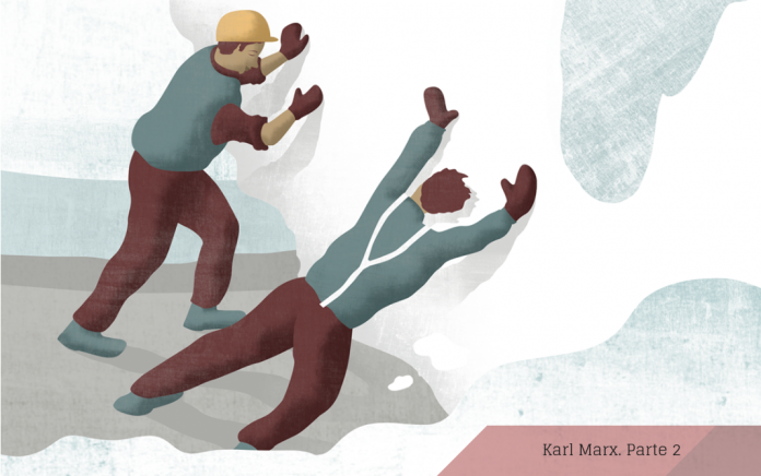 Dosieres (2) La figura de Karl Marx como persona –como personaje, mejor dicho– ha sido objeto de diversas obras literarias, artísticas... En este artículo examinamos algunas de ellas de la mano de sus autores (como Ronan de Calan, que firma un cuento para niños sobre el pensador, o el escultor Ottmar Hörl) o de quienes estuvieron cerca de ellos, como el periodista Joaquín Estefanía, que presentó la novela de Juan Goytisolo llamada