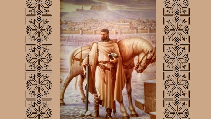 El Cid-Diseño hecho a partir de una foto de Pixabay El Cid histórico vivió en el siglo XI en Castilla (España). El libro