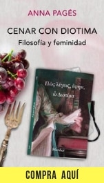 ¿Qué es la filosofía feminista? "Cenar con Diotima. Filosofía y feminidad", de Anna Pagès, publicado por Herder.