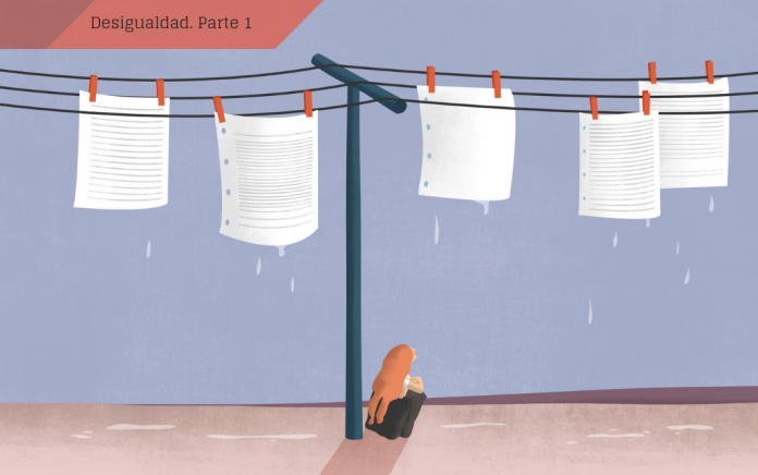 Dosier Desigualdad 1 El movimiento del feminismo para el 99% lo revoluciona todo para que la igualdad no quede en papel mojado que algunos tienden para que al secarse aparente igualdad de derechos y de trato, sino que sea una realidad que afecte a toda la población mundial. © Ana Yael