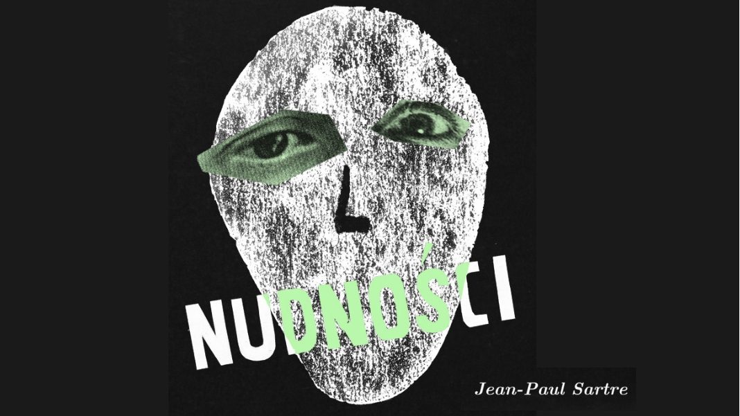 La náusea En polaco, nudnosci significa asco. Diseño hecho con una imagen de Flickr. Will. Cash Askew, Nausea (entry for the 50 Watts' Polish Book Cover Contest). Bajo licencia Creative Commons Attribution 2.0 Generic (CC BY 2.0).