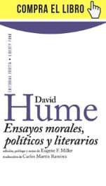 Ensayos morales, políticos y literarios, de David Hume, en Trotta. 