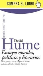 David Hume: impresiones del filósofo optimista Ensayos morales, políticos y literarios, de David Hume, en Trotta.