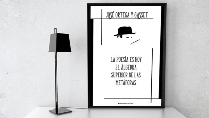 Ortega y Gasset El filósofo y ensayista español José Ortega y Gasset nació en 1883 y murió en 1955. En la imagen, lámina de Filosofers.