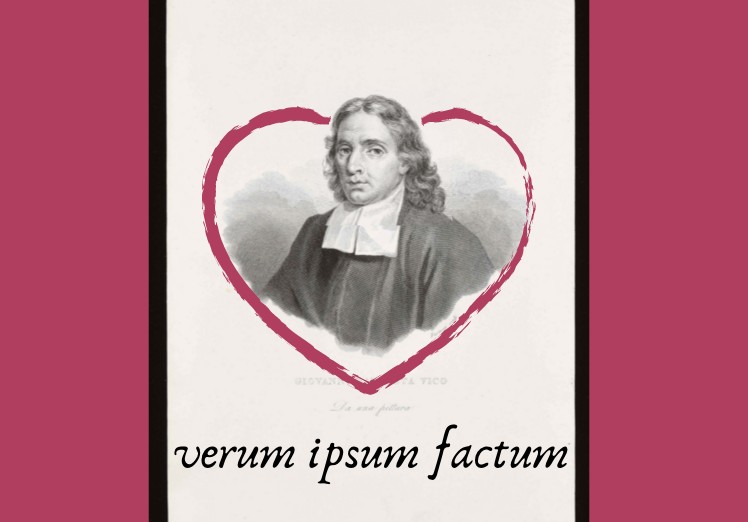 Frente a la razón, Vico situó el poder y la verdad de los hechos: Verum ipsum factum se convirtió en su lema. En la colección de la Biblioteca municipal de Trento. Archivo bajo licencia CC. Frente a la razón, Vico situó el poder y la verdad de los hechos: Verum ipsum factum se convirtió en su lema. En la colección de la Biblioteca municipal de Trento. Archivo bajo licencia CC.
