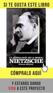 Otro resentimiento es posible Genealogía de la moral, de Nietzsche, en Alianza