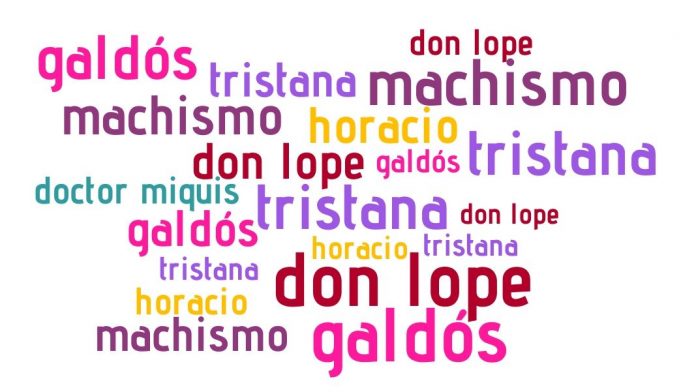 Tristana Galdós publica en 1892 «Tristana», una novela hasta cierto punto atípica porque plantea de forma explícita no ya la situación social de la mujer, sino su emancipación, su independencia del hombre. Sus personajes —Tristana, don Lope, Horacio, el doctor Muquis...— retratan la sociedad y el machismo de la época.