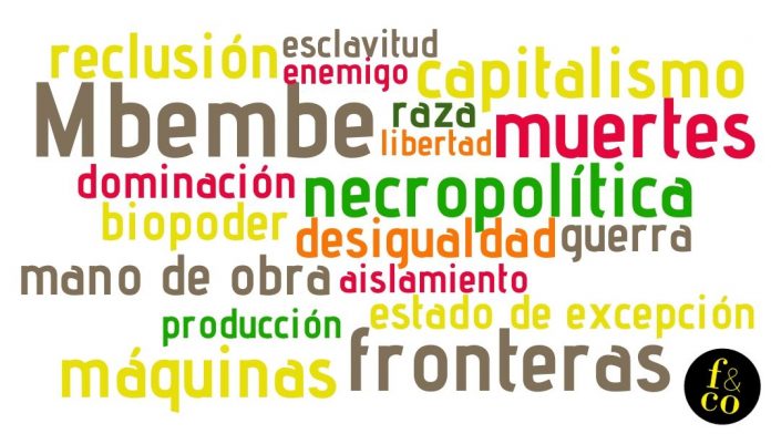 Necropolítica El filósofo camerunés Mbembe acuñó el concepto de necropolítica: la idea de que «la última expresión de la soberanía reside en el poder y en la capacidad de decidir quién puede vivir y quién puede morir».