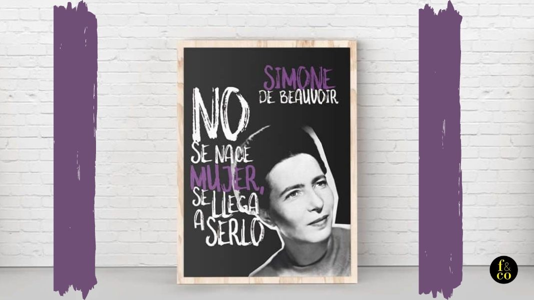 10 claves Simone de Beauvoir Simone de Beauvoir fue una de las intelectuales más escuchadas del siglo XX francés. Montaje realizado desde la lámina de www.filosofers.com