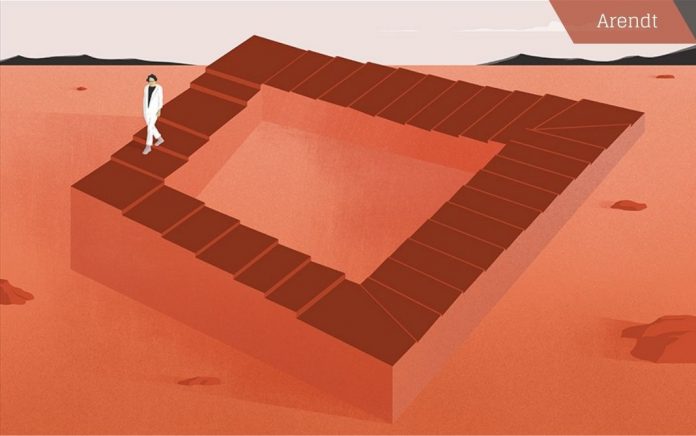 Dosier Hannah Arent Puede resultar curioso que, dada su vocación y la inexcusable vertiente reflexiva de sus escritos, Arendt rehuyera el apelativo de «filósofa»; incluso llegó a asegurar que su intención no era otra que la de «mirar la política con ojos despejados de filosofía». Arendt se enfrenta a la realidad desde la realidad misma, desde la propia experiencia: es al perder este contacto con lo que acontece, con lo que se da en el mundo de los asuntos humanos, cuando topamos con todo tipo de teorías que pueden difuminarse tan fácilmente como castillos edificados en el aire. © Ana Yael
