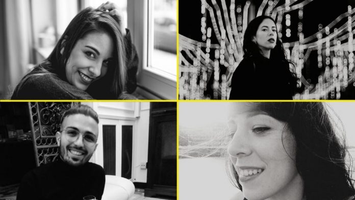 Filosofía joven Nerea Blanco (arriba izda.), Myriam Rodríguez (arriba dcha.), Javier Correa (abajo izda.) y Belén Quejigo (abajo dcha.), cuatro caras de la filosofía joven de hoy.