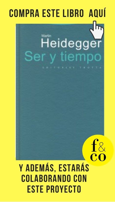 Ser y tiempo, de Heidegger (Trotta).