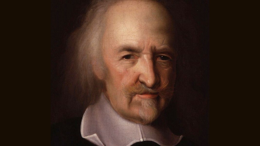 Thomas Hobbes El filósofo inglés Thomas Hobbes nació en 1588 y murió en 1679. Imagen de dominio público distribuida por Flickr, Ann Longmore-Etheridge.