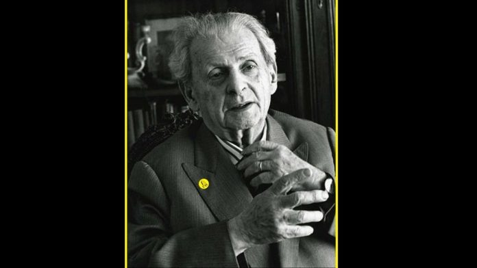 Lévinas: el otro y nuestra responsabilidad El filósofo Emmanuel Lévinas durante una entrevista en París (1991). Imagen hecha a partir de la fotografía de Bracha L. Ettinger. Distribuida por Flickr bajo licencia Creative Commons (CC BY-SA 2.0)