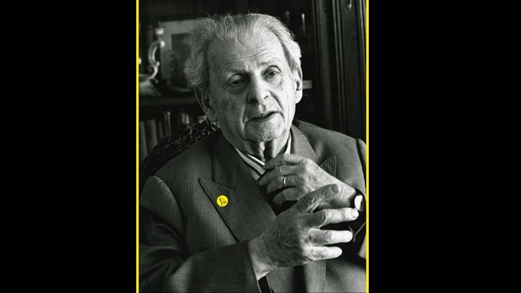 Lévinas: el otro y nuestra responsabilidad El filósofo Emmanuel Lévinas durante una entrevista en París (1991). Imagen hecha a partir de la fotografía de Bracha L. Ettinger. Distribuida por Flickr bajo licencia Creative Commons (CC BY-SA 2.0)