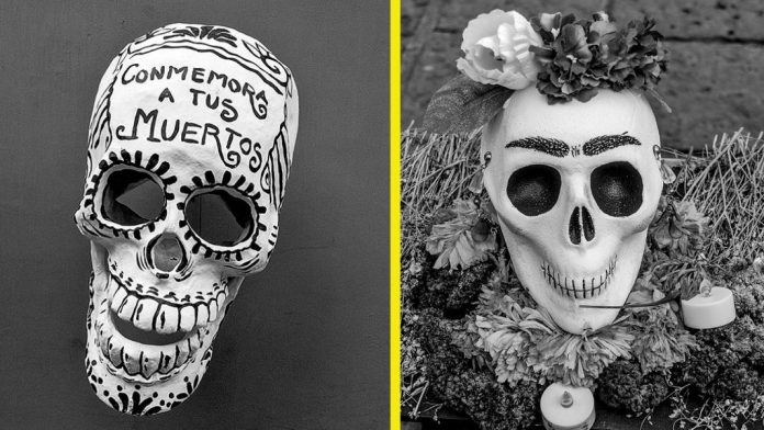 Día de los muertos «En el Día de los Muertos, guisamos sus platillos favoritos, elaboramos 'pan de muerto' o escribimos 'calaveras', epitafios humorísticos y en verso para familiares o amigos. La celebración de la muerte en México perdió su solemnidad para convertirse en un acontecimiento de gran belleza plástica y con un contenido entre laico y religioso fuera de serie», escribe Laura Martínez Alarcón. Fotos: A. Díaz M.