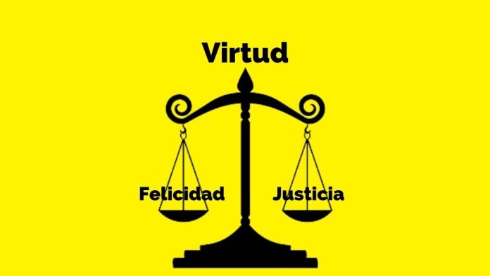 Ética a Nicómaco «Ética a Nicómaco» es uno de los primeros tratados conservados sobre moral. Escrito por Aristóteles, constituye hoy una referencia ineludible para cualquier investigación sobre el bien y la felicidad. Montaje realizado a partir de una imagen de Aristóteles, extraída de Wikimedia Commons (CC0 1.0), y del símbolo de la justicia, extraído de Public Domain Vector (CC0 1.0).
