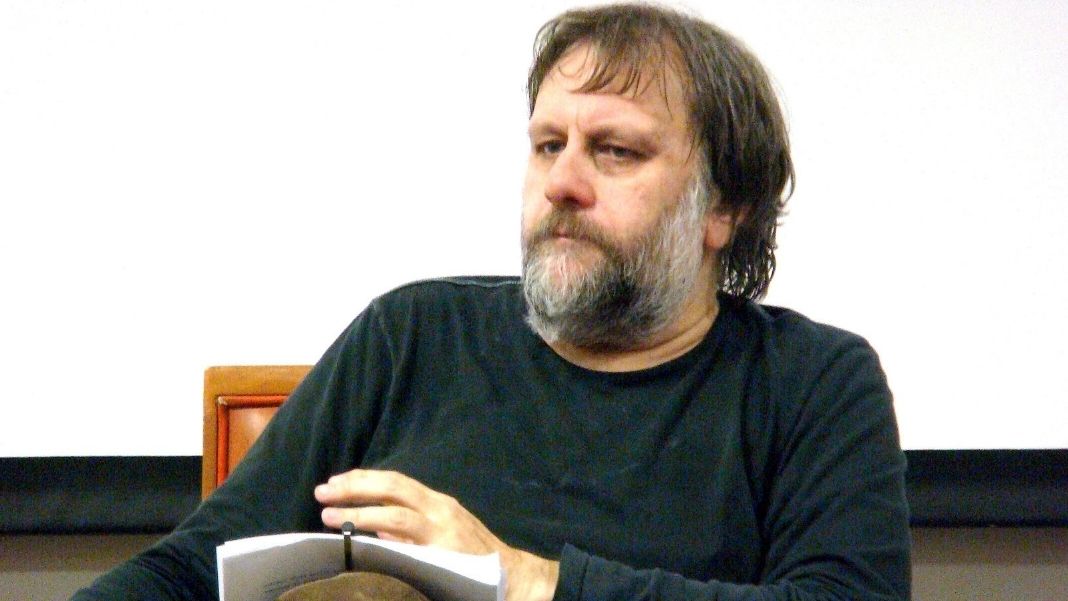 Žižek Slavoj Žižek en una conferencia en Liverpool el 17 de marzo de 2008. Imagen de Andy Miah (CC BY-SA 2.0)