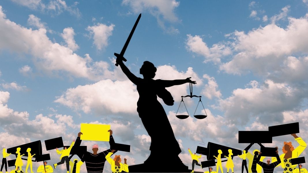 La república Para que una ciudad o un país sea justo es necesario, en primer lugar, determinar qué es la justicia. Este es el objetivo de «La república» de Platón. Diseño realizado a partir de la silueta extraída de Piqsels (CC).