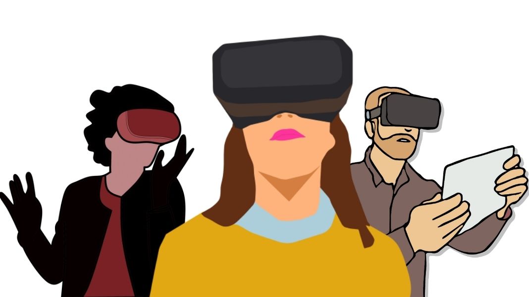 Metaverso El desarrollo tecnológico parece haber alcanzado un hito con la creación por parte de Facebook de un mundo virtual (Metaverso). Este acontecimiento arroja varias preguntas filosóficas que es necesario atender. Ilustraciones de mohammed_hassan distribuidas por Pixabay (CC0).