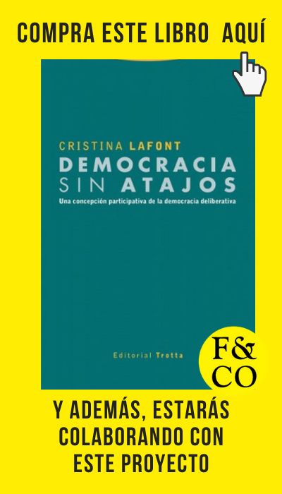 Libro de Cristina Lafont Democracia sin atajos.
