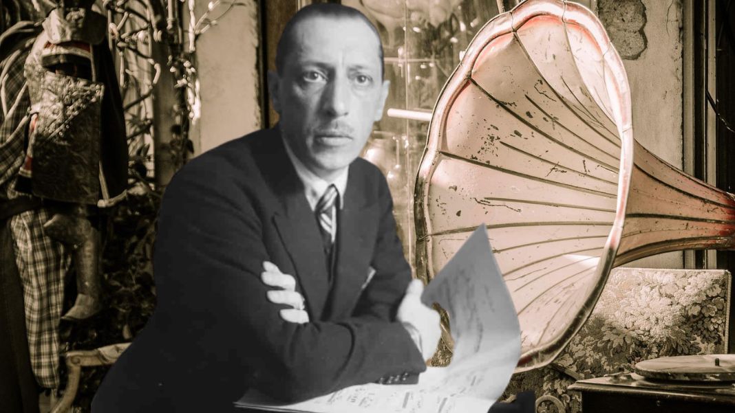 Stravinsky Ígor Stravinsky fue un compositor ruso que, además, elaboró una teoría estética desarrollada en su obra ‘Poética musical’, obra que reúne algunas de sus lecciones en la Universidad de Harvard. Diseño a partir de imagen de Gerhard Bögner en Pixabay (CC0 1.0) y retrato de Ígor Stravinsky, de Bain News Service, Biblioteca del Congreso de EE. UU.: Colección George Grantham Bain (CC0 1.0), extraída de la Gran Enciclopedia Noruega (snl.no).