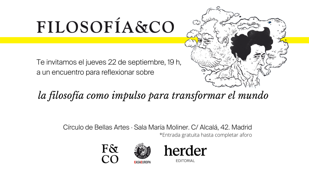Próximo gran evento de Filosofía&Co Filosofía & co. - invitacion presentacion mailing sin revista